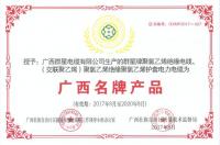 廣西名牌產品